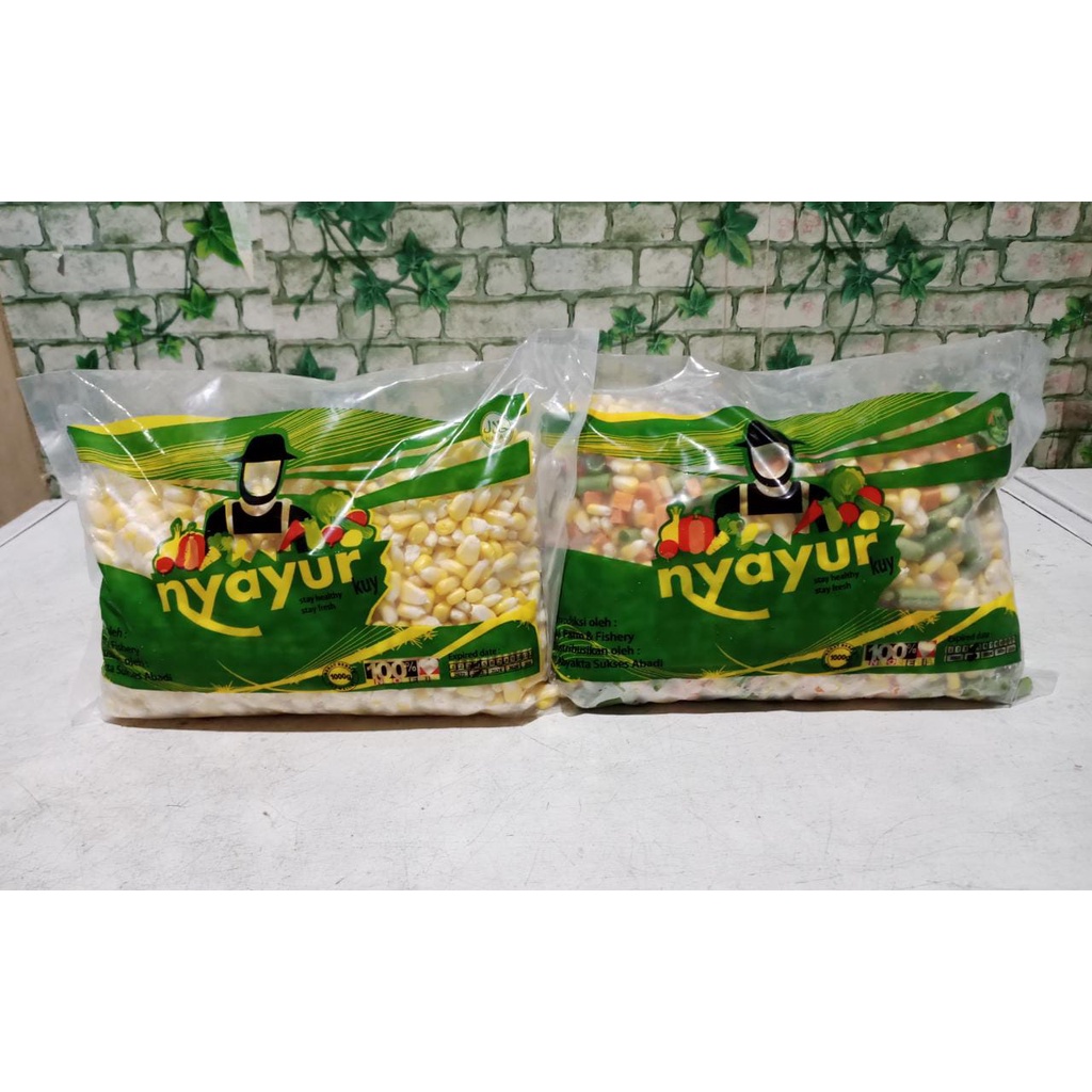 

Jagung Pipil Nyayur & Mix Vegetable Nyayur 1kg