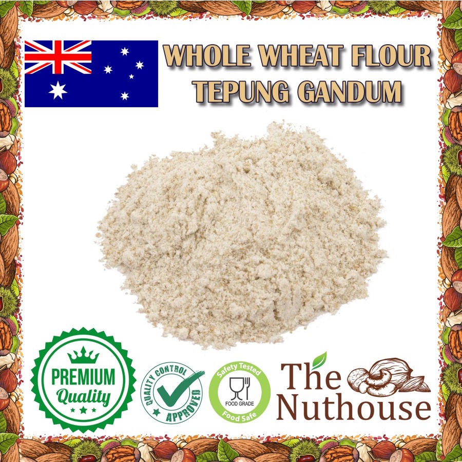 

1kg Whole Wheat Flour / Tepung Gandum 100% [Import Quality]