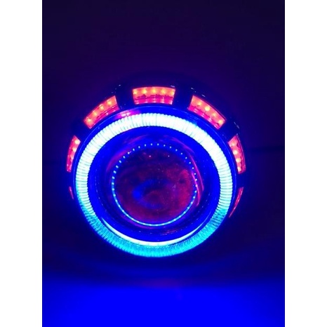 Led Projie Double Ae + Devil|Projie Led|Lampu Terang Murah| Vario 125, hen01