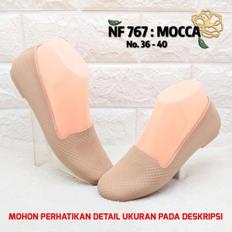 36-41 Sepatu Wanita Slip On Casual Import HYS New Flat Shoes Sepatu Teplek