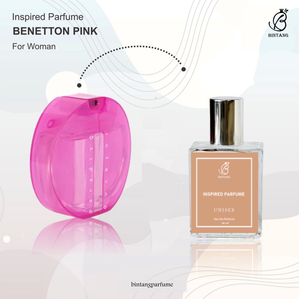[ No 26 ] Benetton Pink Parfume Inspired Farfum Minyak Wangi Tahan Lama Pria & Wanita Unisex Wangi T