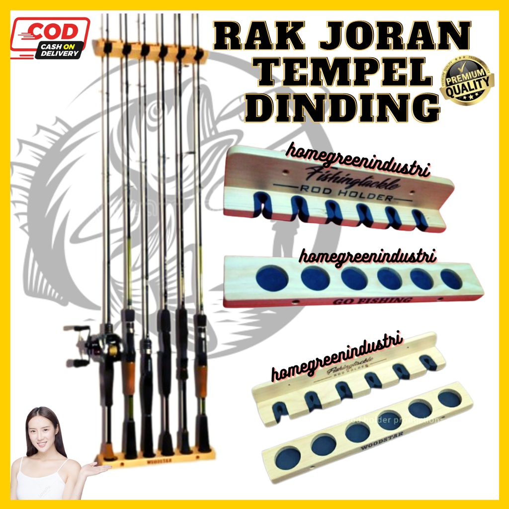 RAK JORAN PANCING / ROD HOLDER DINDING / RAK TEMPEL DINDING Alat Pancing > Joran & Gulungan Pancing