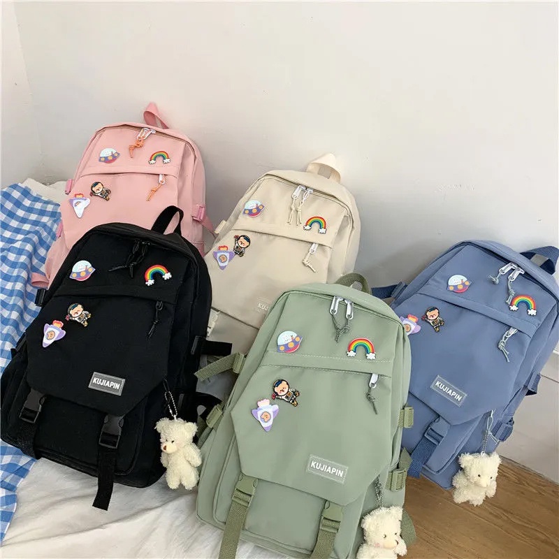 tas ransel wanita import fashion tas back pack wanita terkiniian tas korea mode tas sekolah terlaris