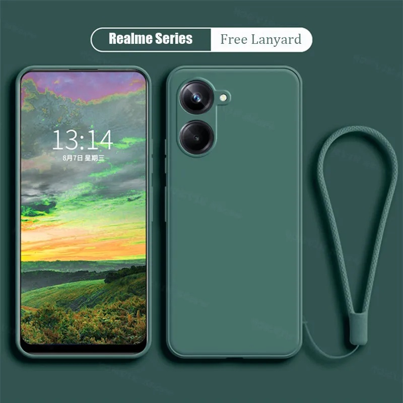 CASE REALME 10 4G / 10 PRO / 10 PRO PLUS SOFT CASE BABY SKIN FREE TALI MICROFIBER CASING COVER SILIK