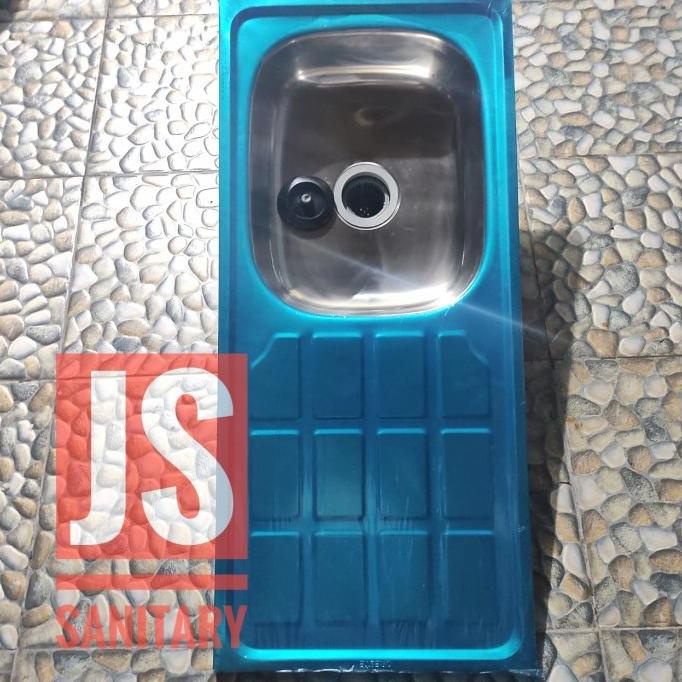 Wastafel Sink Cuci Piring Stainless 96Cm/Bak Cuci Piring Stainless