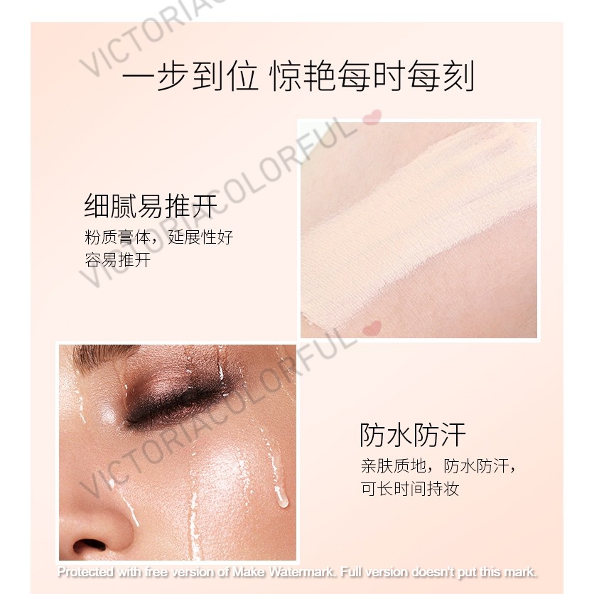 DNM Concealer Small gold tube Liquid Foundation 14 warna (fundation)