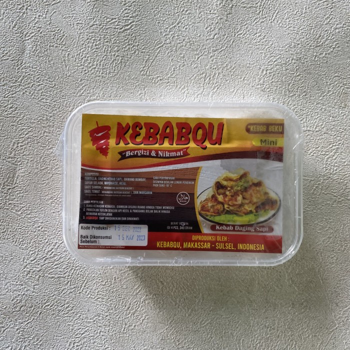 

Kebab beef daging original isi 4pcs