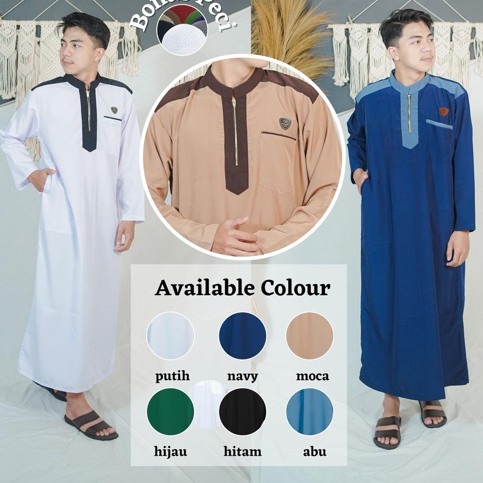 HOT SALE AL-MAHDI / JUBAH pria dewasa Dan remaja terlaris Lengan panjang /gamis pria S M L XL XXL XX