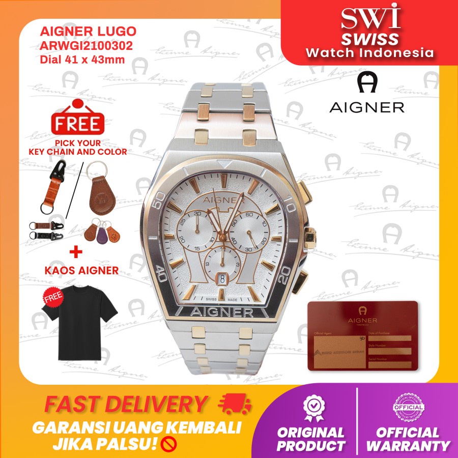 Jam Tangan Pria Analog Aigner ARWGI2100302 Lugo