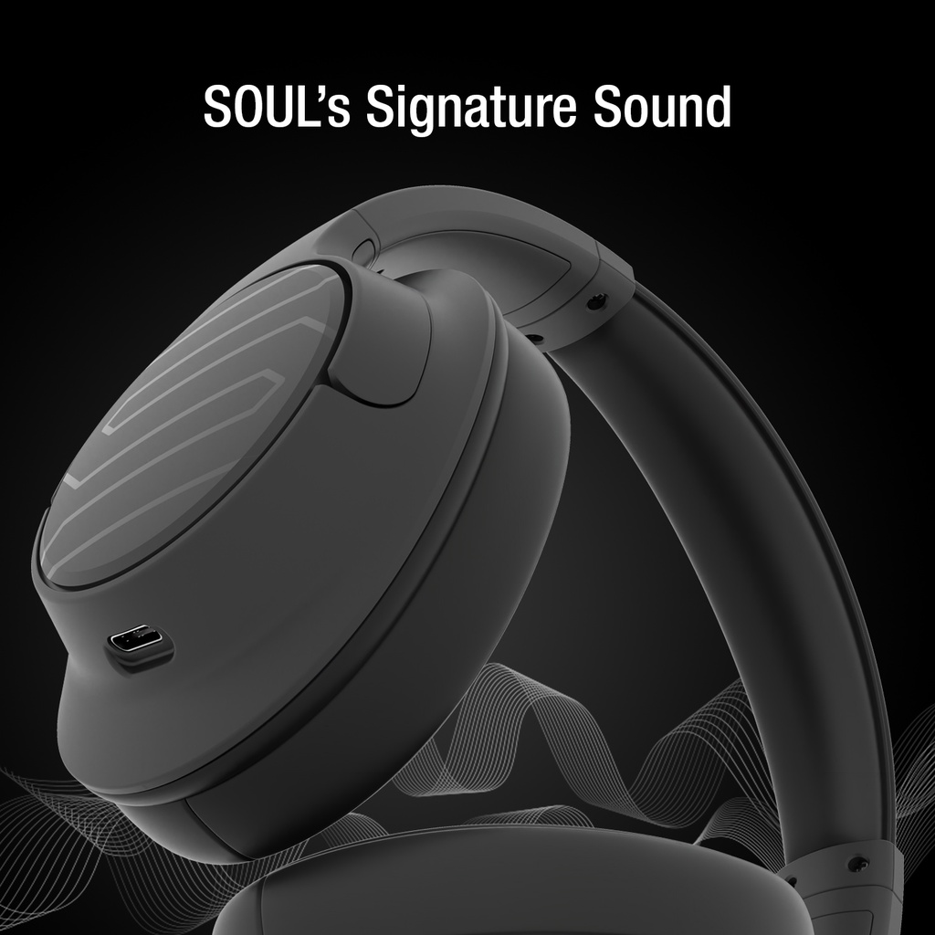 Soul Ultra Wireless 2 Wireless Over-Ear Headphones Baterai Kuat Bluetooth 5.2