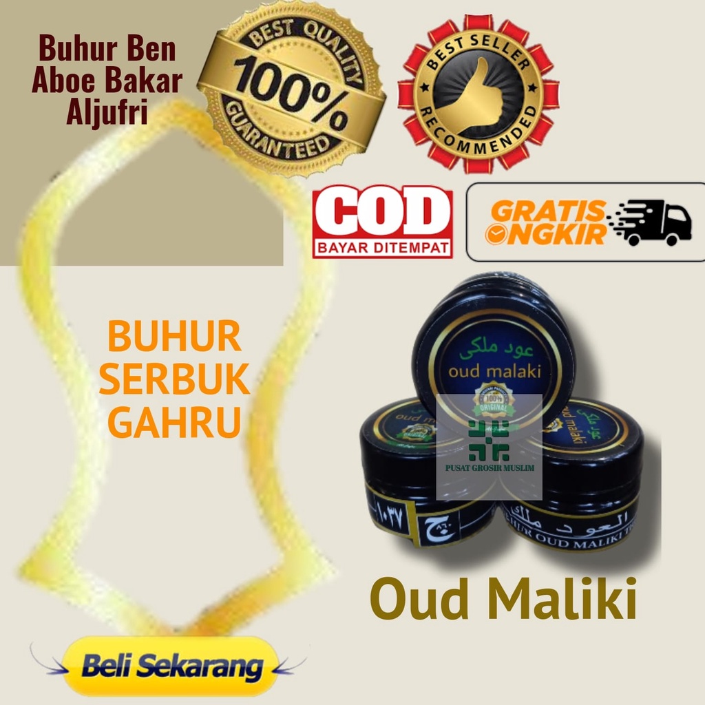 Diskon Buhur Ben Aboe Bakr Oud Maliki malaky Buhur Di jamin berkualitas