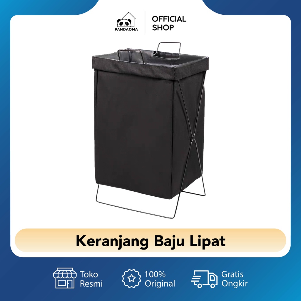 Jual Pandaoma Laundry Bag Keranjang Pakaian Kotor Keranjang Baju Lipat ...