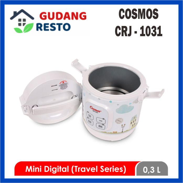 COSMOS CRJ 1031 DIGITAL RICE COOKER MINI TRAVEL 0.3 L MAGICCOM CRJ1031 4 IN 1 0,3 L TRAVEL SERIES