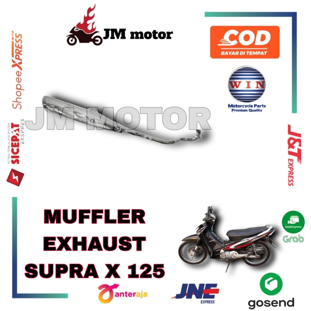 KNALPOT STANDARD HONDA SUPRA X 125 I MUFFLER EXHAUST SUPRA X 125
