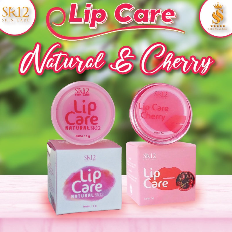 Sale Lip care Sr12 Lip blam Pelembab alami bibir Pencerah bibir Mengatasi bibir kering Pecah Hitam 5gr Bpom