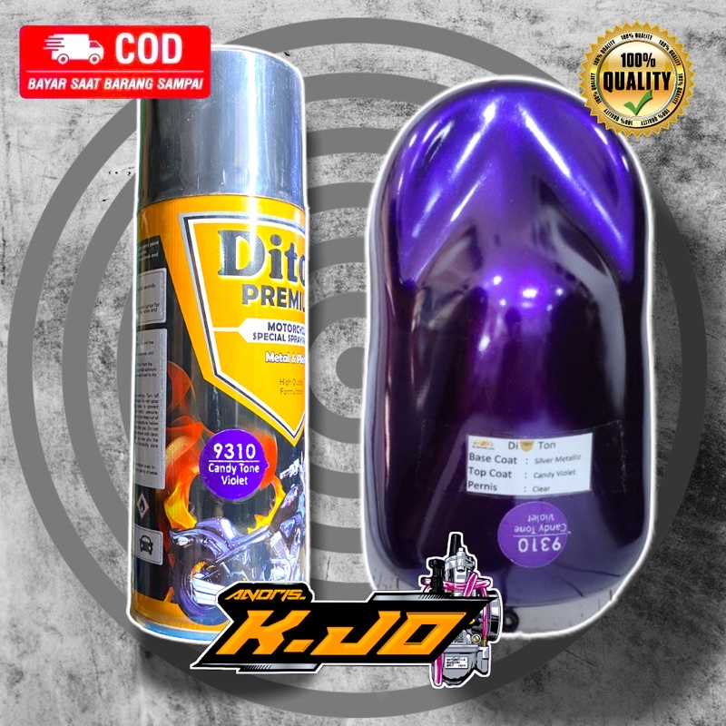 Cat Semprot Diton Premium Candy Tone Violet 9310 (Ungu Candy) Pilok