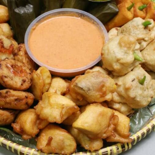 

☝ Gorengan tampah halal murah dan higienis ●