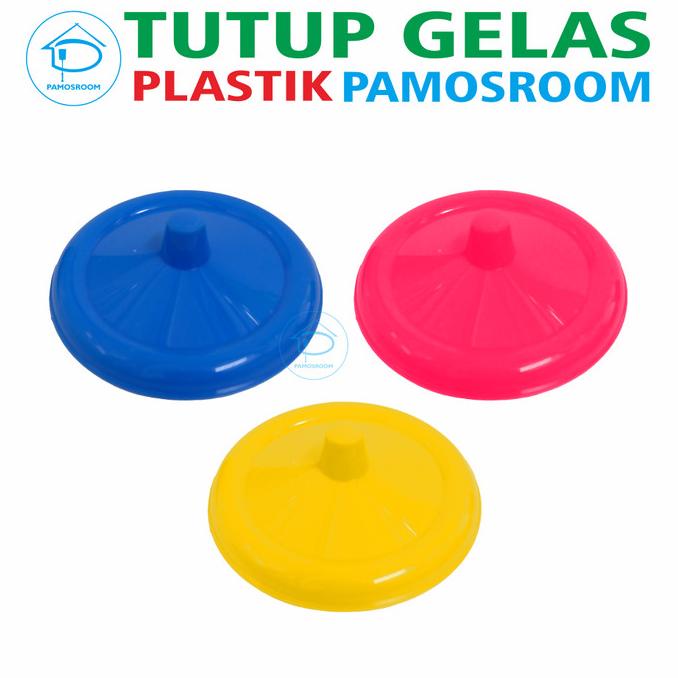 Tutup Gelas Plastik Penutup Teh Kopi Gelas Minum Plastik