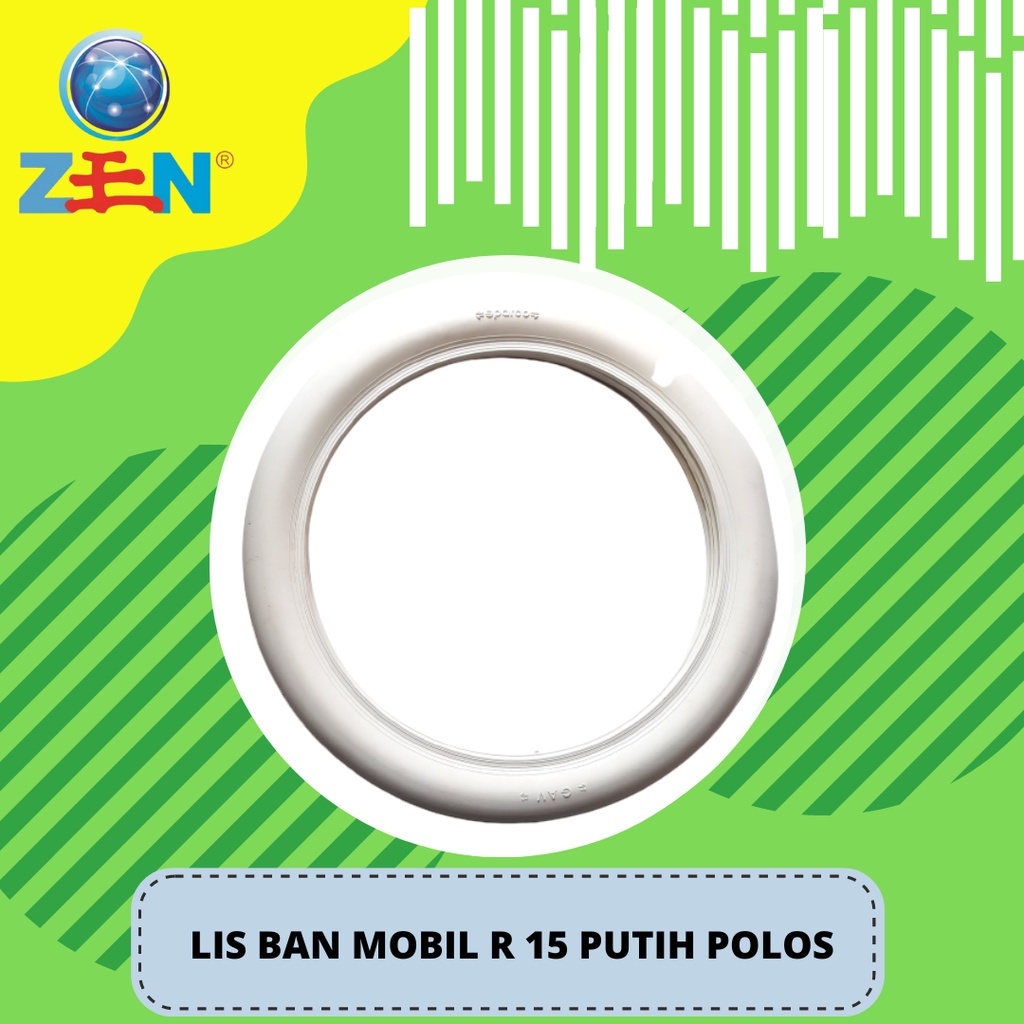 LIS BAN MOBIL R 15 PUTIH POLOS KARET LIS BAN WHITE WALL WHELLS HQ SPECIAL RUBBER MURAH