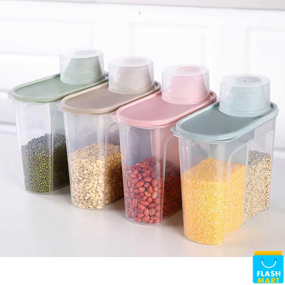 Flashmart Toples Wadah Penyimpanan Makanan Food Storage 1PCS - H1211