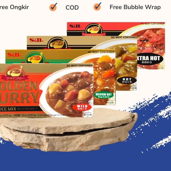 

➬ Golden Curry S&B Kare Jepang 220gr ➦