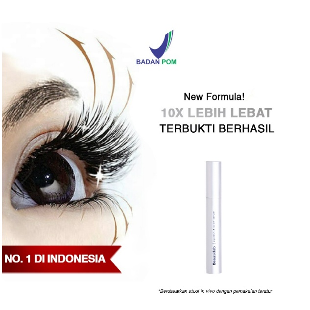 Beaudelab Eyelash &amp; brow Serum | Penumbuh Alis &amp; Bulu Mata Cepat Instant | Eyelash Extension &amp; Brow Growth Serum