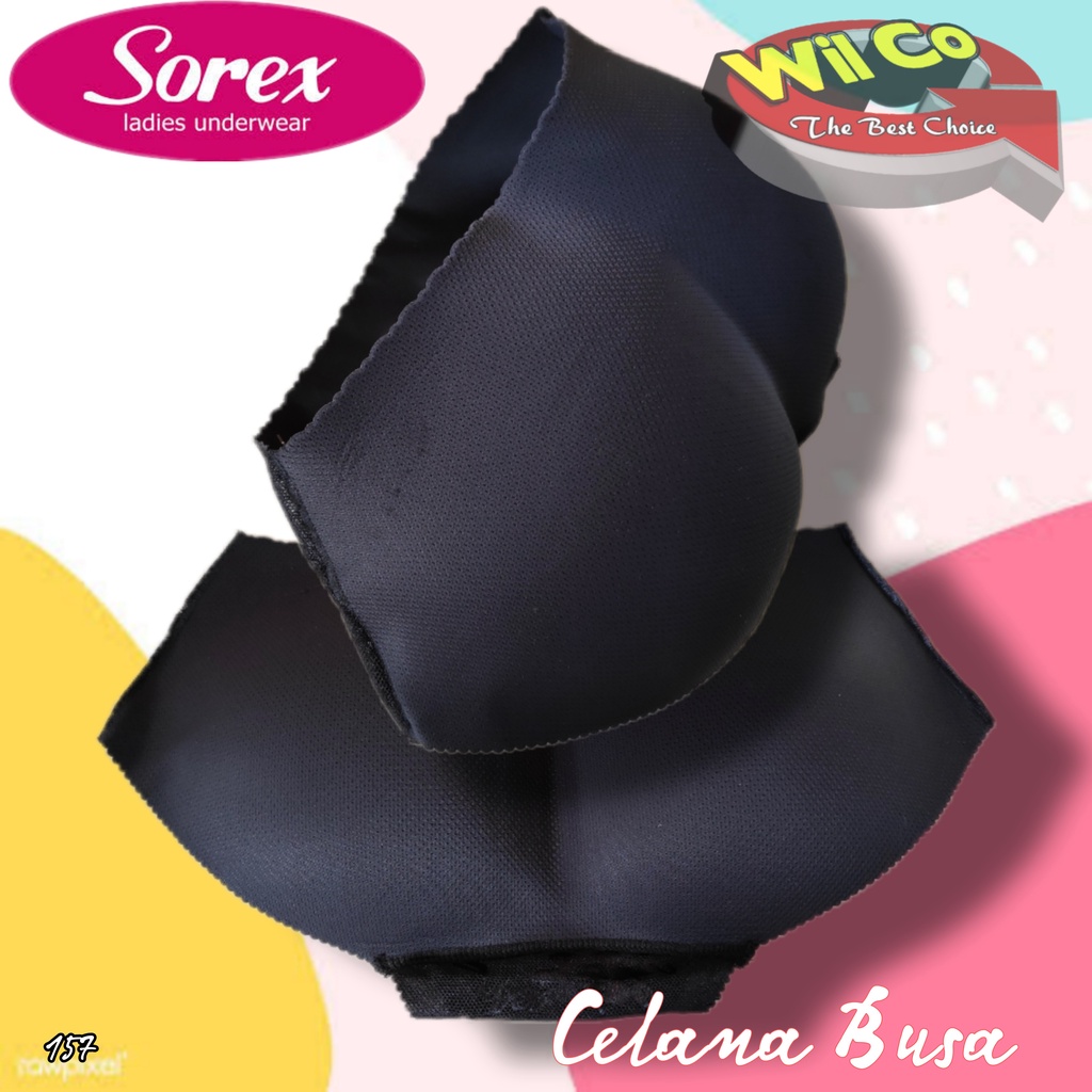 K157 - (Harga Per 1Pcs) CELANA BUSA WANITA SHAPEWARE PAKAIAN WANITA PEMBENTUK BOKONG CD BUSA SEXY SOREX SIZE S - XL