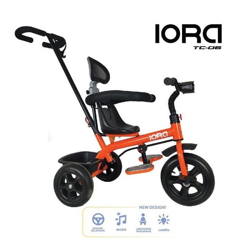Tricycle PMB IORA TC06 TC 06 kereta dorong anak bayi dorongan anak bayi sepeda anak roda tiga 3 baby stroller TC03 TC 03