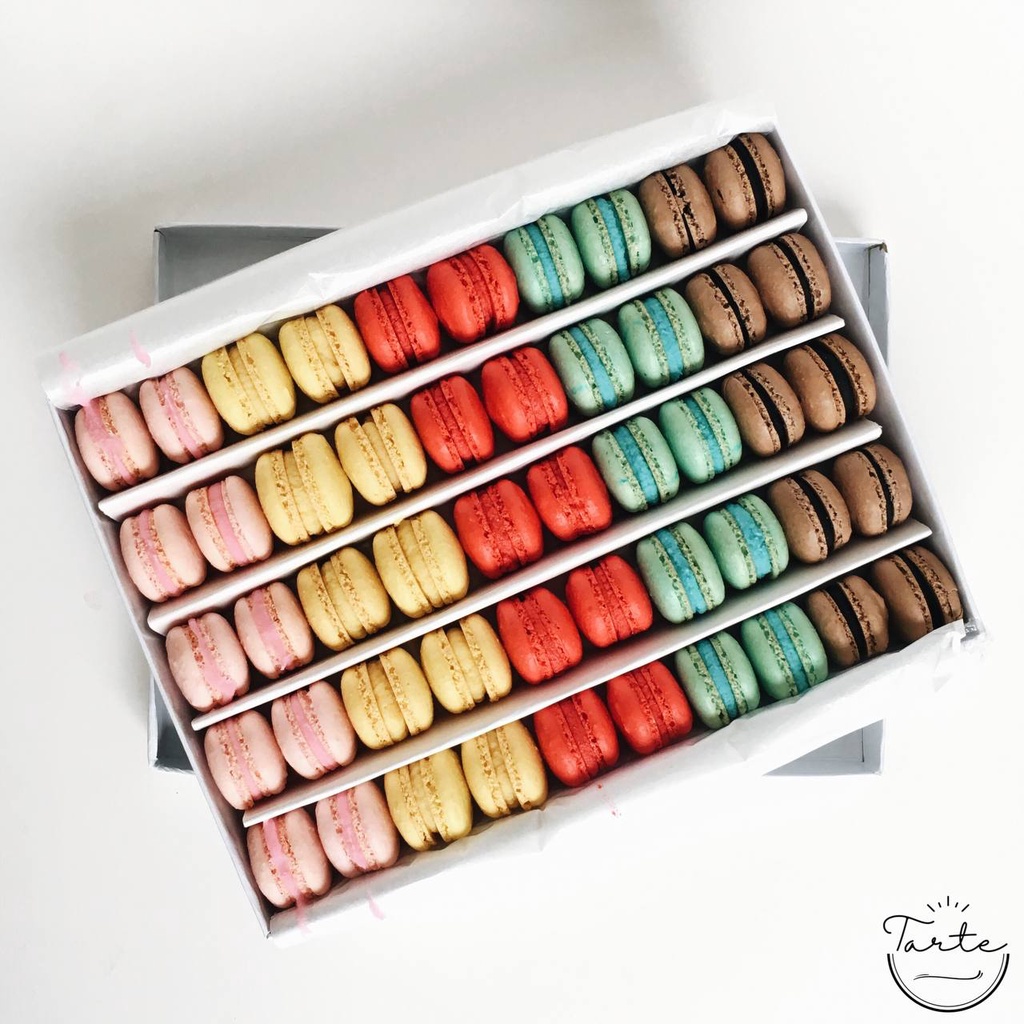 

MACARON MINI ISI 50 MIX MACAROON KECIL | MACARON TARTE MINI ISI 50