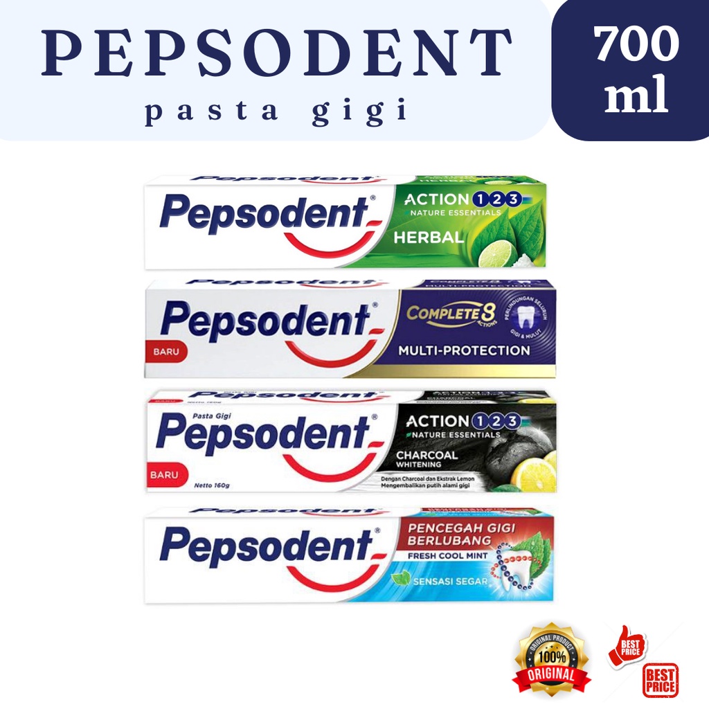 Aneka Pepsodent Herbal 190GR // Pepsodent Charcoal // Pepsodent Fresh Cool Mint 190GR