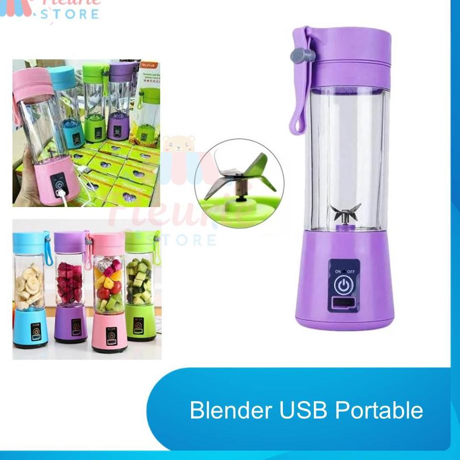 ✦ USB Blender Juice Portable - Shake n Go - Blender Recharge Murah Surabaya ●