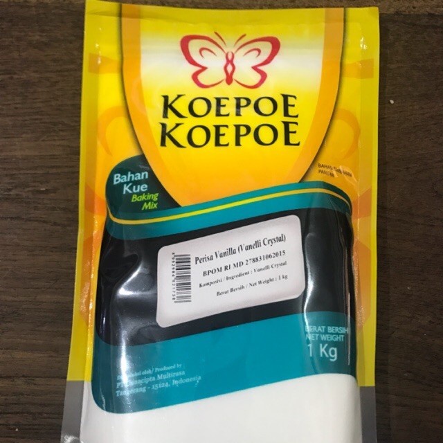 

Vanili Crystal / Vanelli Bubuk Kupu-Kupu - Koepoe-Koepoe Kemasan 1kg!!!