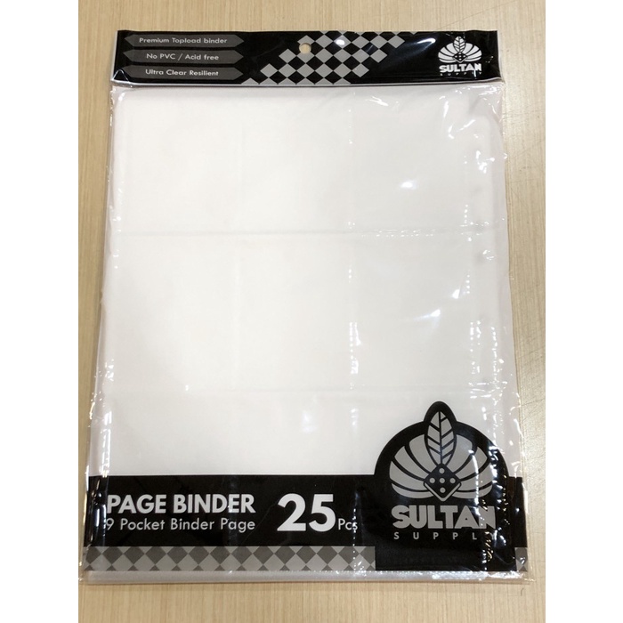 

Sultan 9-Pocket Page Clear (Isi 25 Lembar) Star Seller