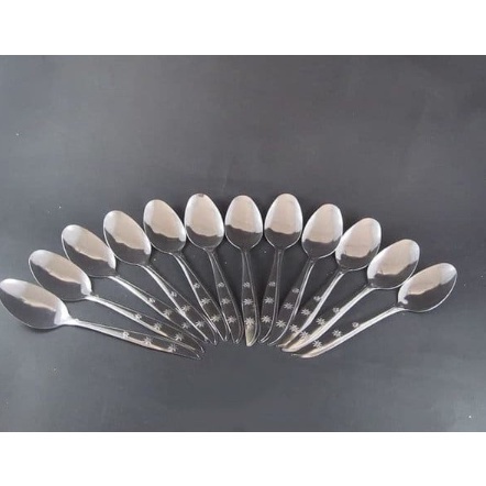 SENDOK MAKAN STAINLESS STEEL 12PCS