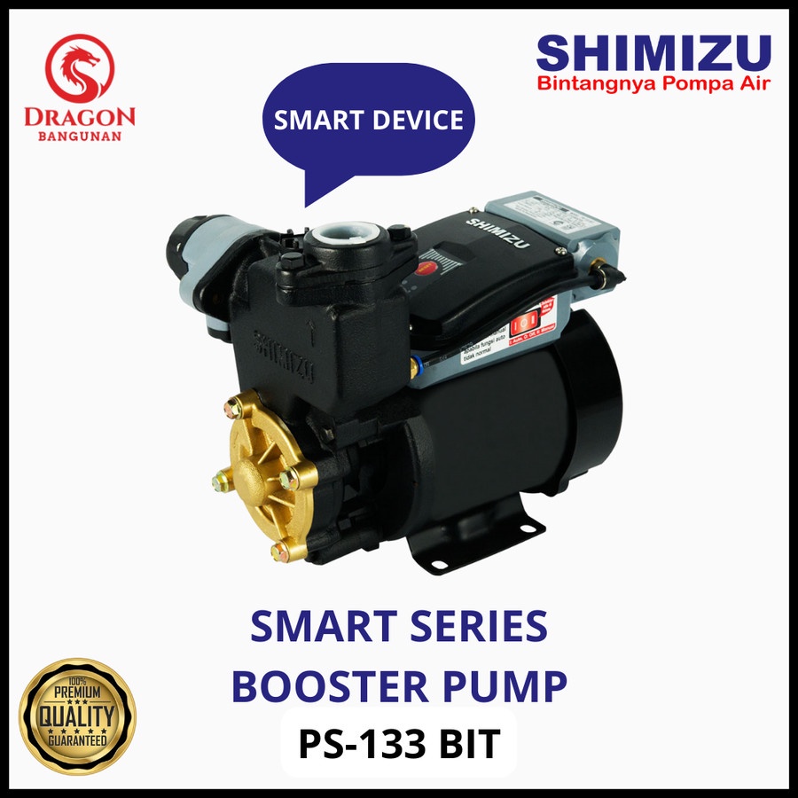SHIMIZU PS 133 BIT - SHIMIZU BOOSTER PUMP SMART SERIES
