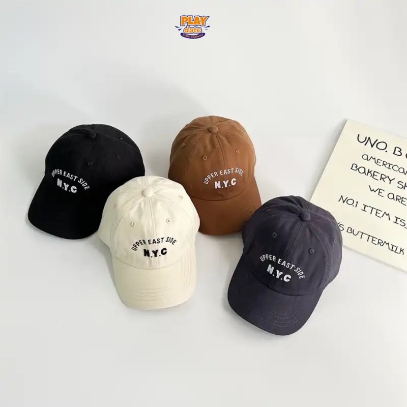 Playdate Topi Anak Laki Laki Cowok Perempuan Cewek Topi Karakter Anak Kupluk Anak Topi Snapball Anak Topi Basket Ball Anak Balita Kids OOTD Fashion Anak Aksesoris Kepala