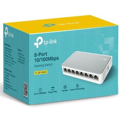 ➭ TP-LINK 8-Port Switch Hub TL-SF1008D SF 1008 D 1008D ✹