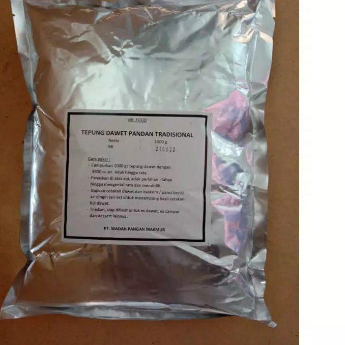

♔ Tepung Dawet Tradisional Hijau Pandan Mr. Food 1000gr ➴