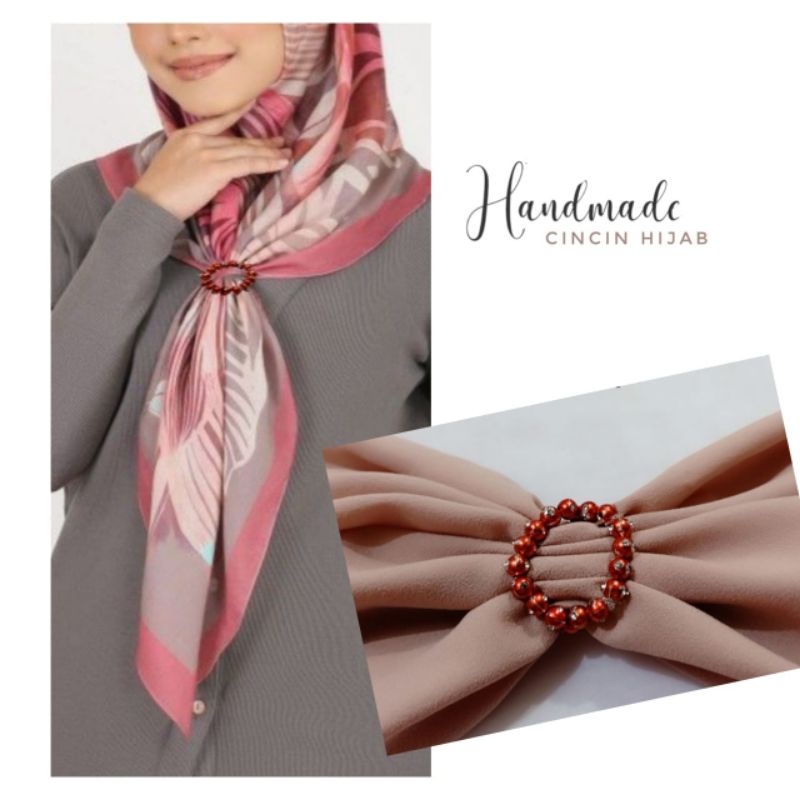 Ring Hijab Cantik Aksesoris Hijab