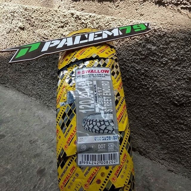 Ban Belakang CRF KLX Swallow Sb117 18 120 80 Semi Enduro Dual Purpose