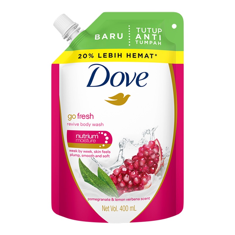 Promo Harga Dove Body Wash Go Fresh Revive 400 ml - Shopee