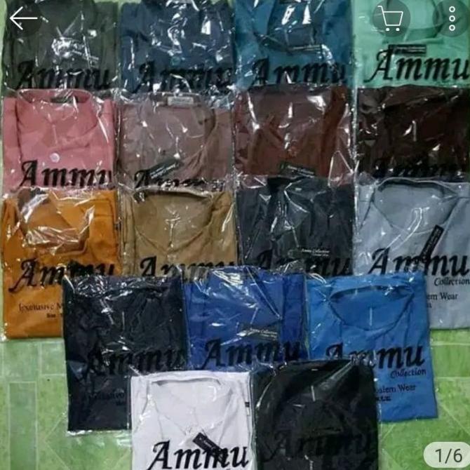 Discount Baju koko Busana Muslim AMMU BIG SIZE (2XL,3XL,4XL) /BAJU KOKO PRIA/BAJU KOKO DEWASA/BAJU K