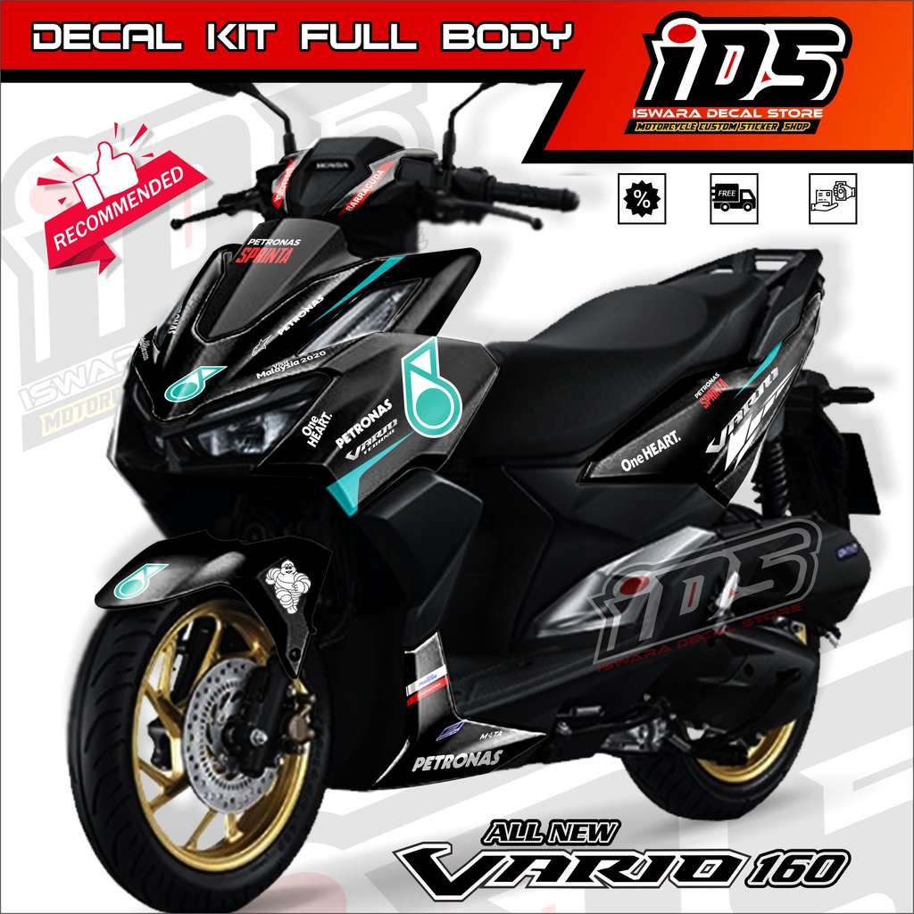 Decal Vario 160 New Full Body Stiker Dekal Vario 160 2022 Petronas