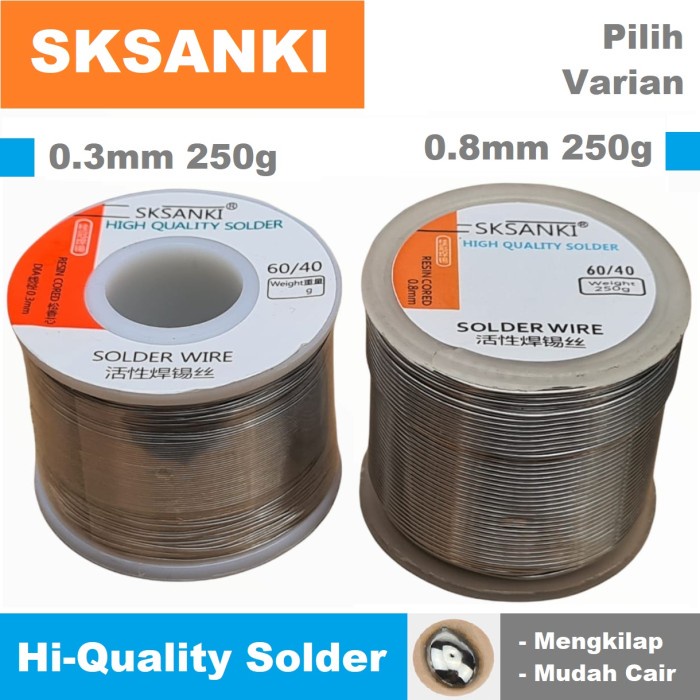 Timah Solder Timah Rol Besar Tenol Kawat Gulung High Quality Solder Wire Flux Core