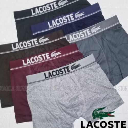 Celana Dalam Boxer Pria Lacoste Cd Import 3 Pcs