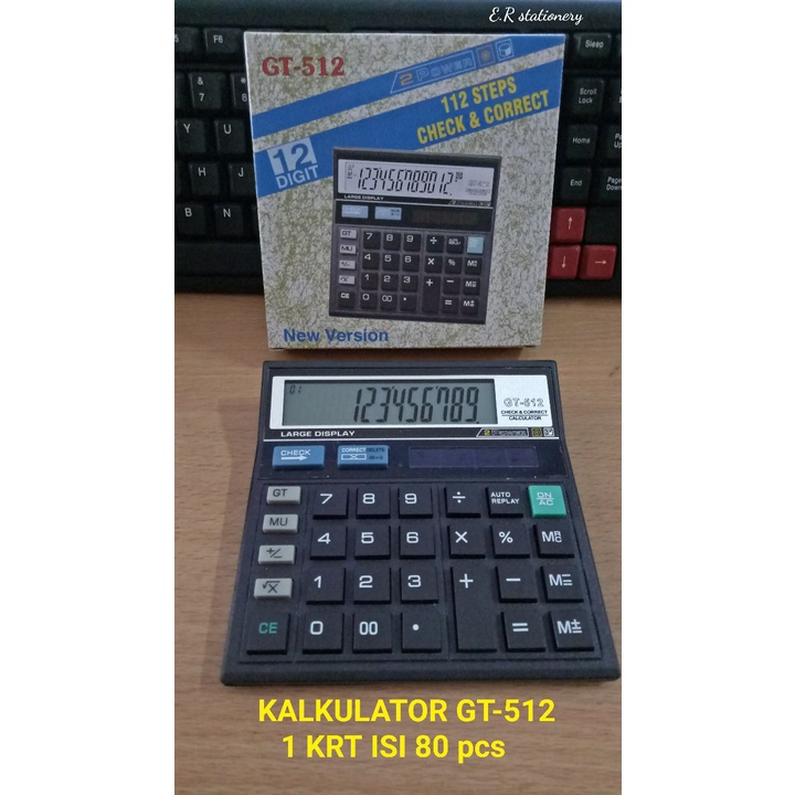 

Kalkulator Calculator 512 12 Digit / 500 10 DIGIT