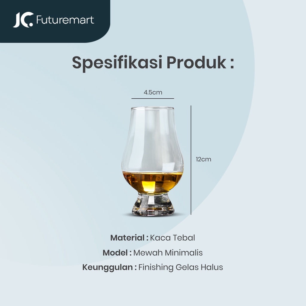 GELAS KACA WHISKEY 175ML GLENCAIRN WHISKEY GLASS