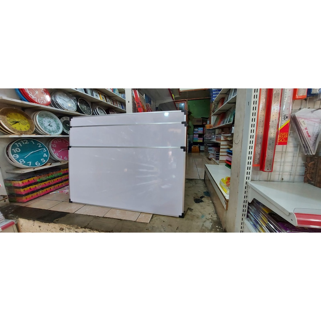 

Ndevansss - Papan Tulis Whiteboard 60X120 / 80X120 / 90X120Cm - Magnetik & Non Magnetik