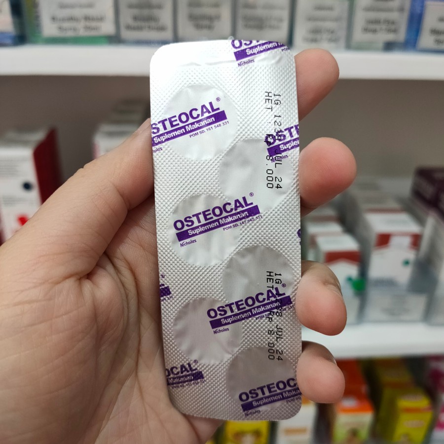 Osteocal Strip Isi 6 Tablet Obat Original