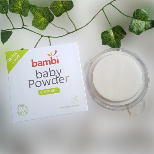 BAMBI Bedak Padat Bayi / Baby Compact Powder 40gr